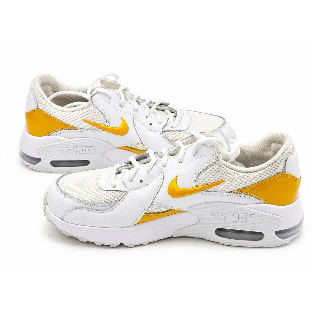 Nike Air Max Excee DX4352-100 Women's Size 10 White University Gold Sneakers
